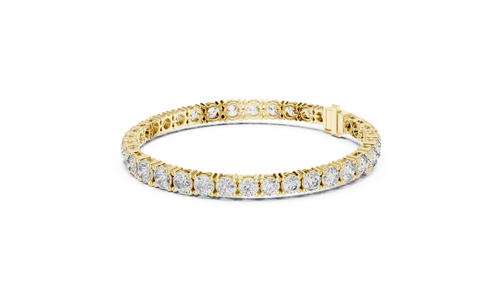 Luxury Gold-Plated 925 Silver Tennis Bracelet with CZ Stones | Luxoura Jewels