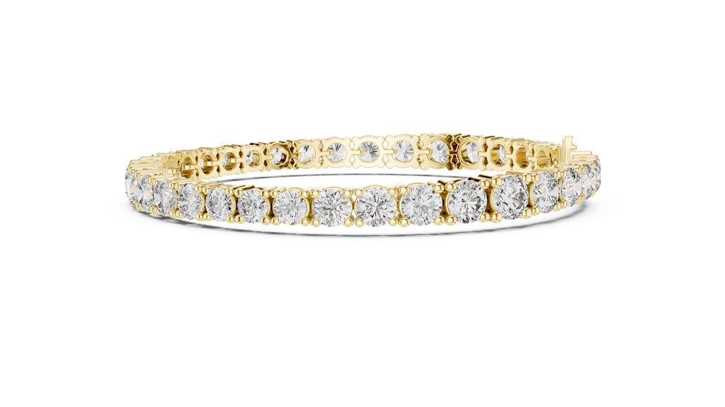 Luxury Gold-Plated 925 Silver Tennis Bracelet with CZ Stones | Luxoura Jewels