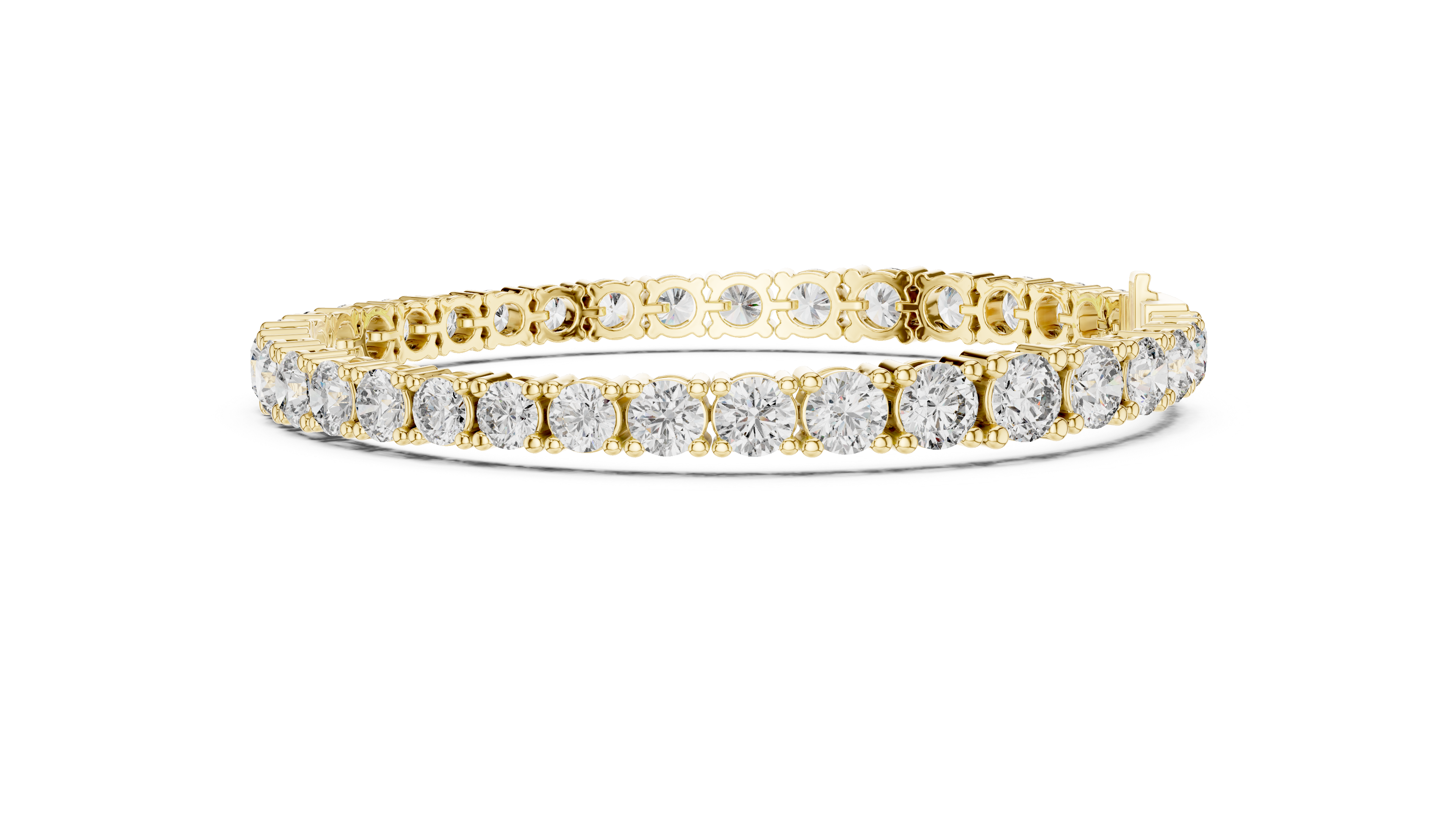 Luxury Gold-Plated 925 Silver Tennis Bracelet with CZ Stones | Luxoura Jewels
